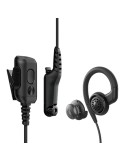 2-WIRE SWIVEL LOUD AUDIO EARPIECE WITH EARTIP