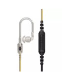 AUDIO ACCESSORY-EARPIECE,1-WIRE SURVEILLANCE KIT WITH LOUD AUDIO TRANSLUCENT TUBE