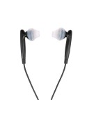 2-WIRE EARBUD,116CM CORD,BLACK