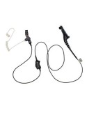 ACCESSOIRE KIT,1 WIRE SURVEILLANCE KIT WITH TRANSLUCENT TUBE, BLACK